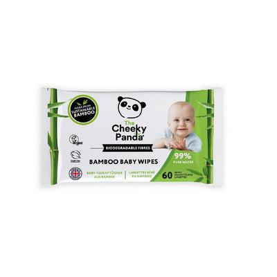 Biodegradable Baby Wipes Bulk Box GBR | 12 Packs - The Cheeky Panda