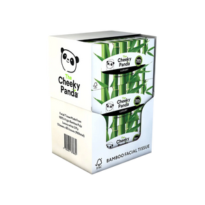 Flat Bamboo Boxes of Tissues | 12 Boxes - Cheeky Panda
