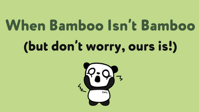 When Bamboo isn't Bamboo (but don't worry, ours is!)