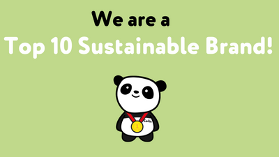 We've been voted a top 10 sustainable brand!