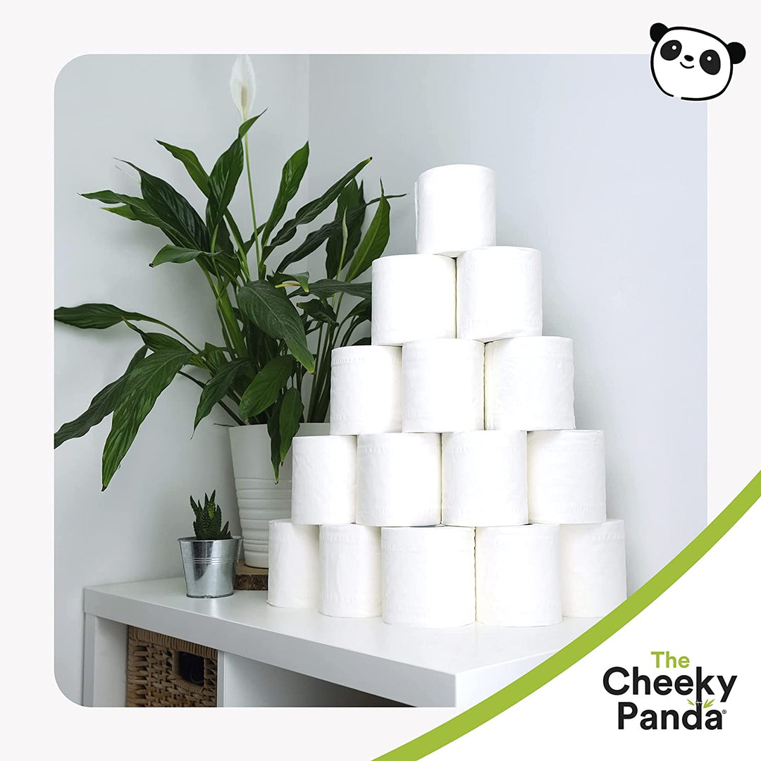 Bamboo Unwrapped Toilet Rolls 48 I The Cheeky Panda UK - Cheeky Panda