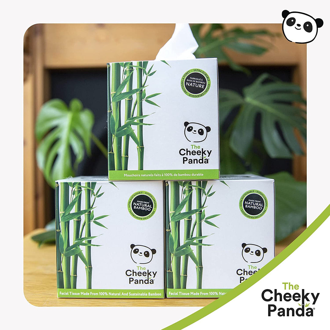 Bamboo Boxes of Tissues | 12 Boxes - The Cheeky Panda