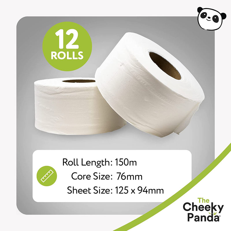Bamboo 150m Mini Jumbo Roll - The Cheeky Panda