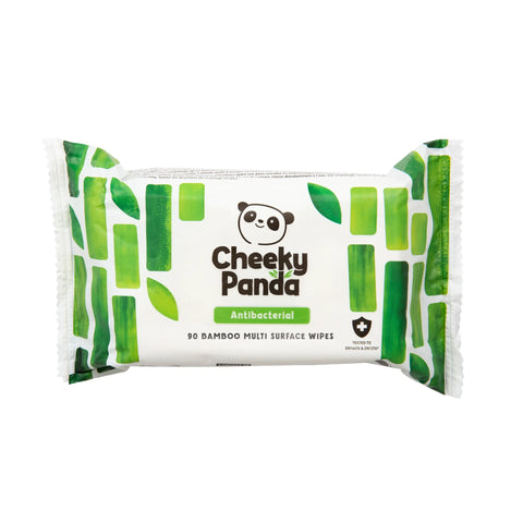 Bamboo Anti Bacterial Biodegradable Surface Wipes | The Cheeky Panda