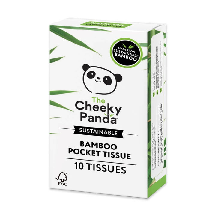 Bamboo Plastic Free Pocket Tissue 4 x 14 packs - The Cheeky Panda