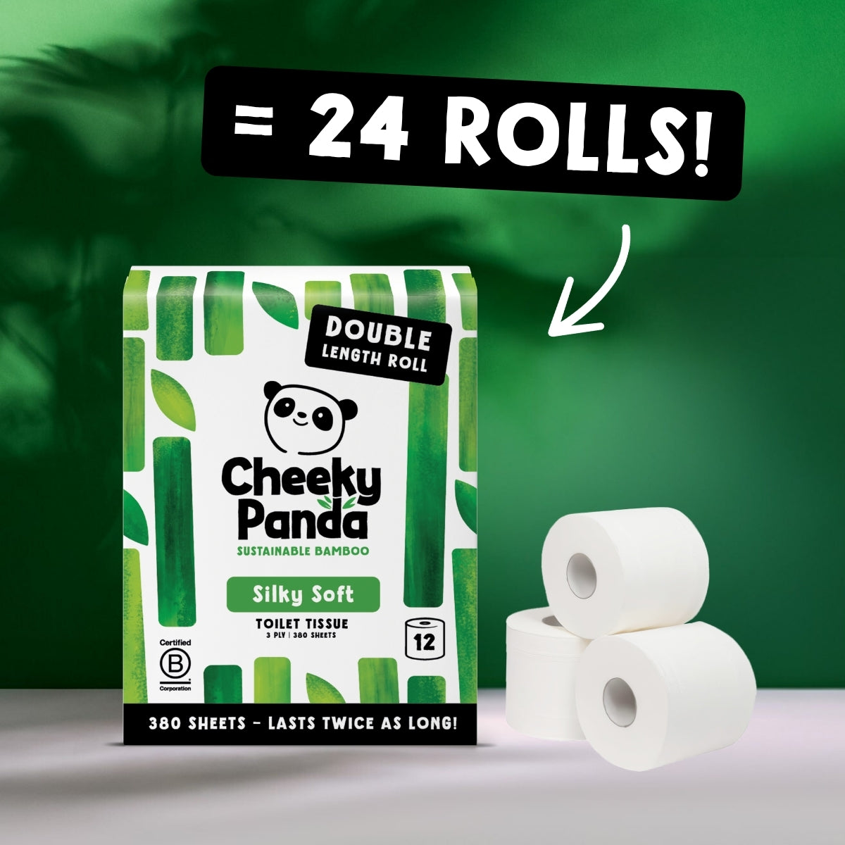 Double-Length Bamboo Toilet Paper