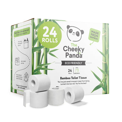 Silky Soft Bamboo Toilet Paper - The Cheeky Panda