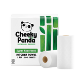 Sustainable Bamboo Kitchen Roll (2 Rolls - Single Pack)