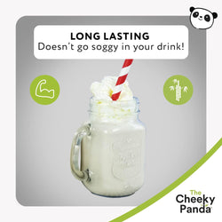 Bamboo Paper Shake Straws Bulk Box - The Cheeky Panda