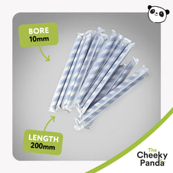 Bamboo Paper Shake Straws Bulk Box - The Cheeky Panda