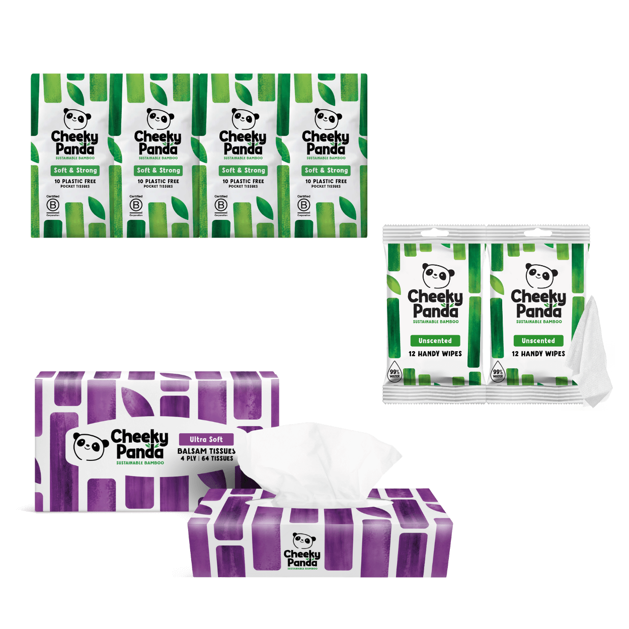 Tissue bundle by The Cheeky Panda