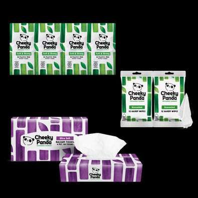 Tissue bundle by The Cheeky Panda