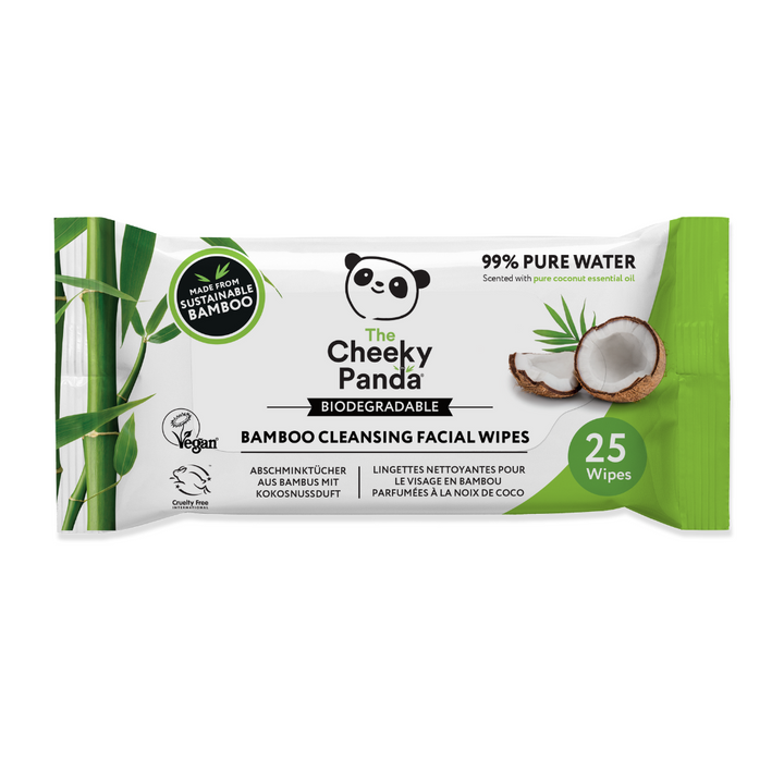 Bamboo Biodegradable Face Wipes (6 pack)