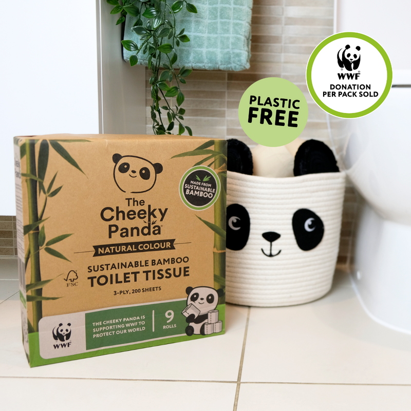 Natural Colour Bamboo Toilet Paper ("Unbleached") - The Cheeky Panda