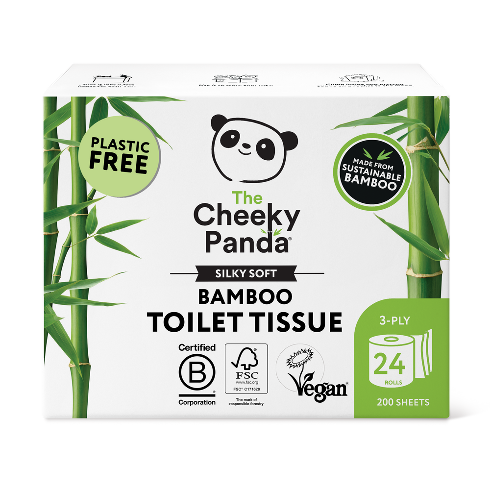 Silky Soft Bamboo Toilet Paper - The Cheeky Panda