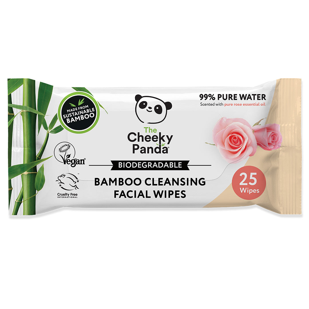 Bamboo Biodegradable Face Wipes (6 pack)