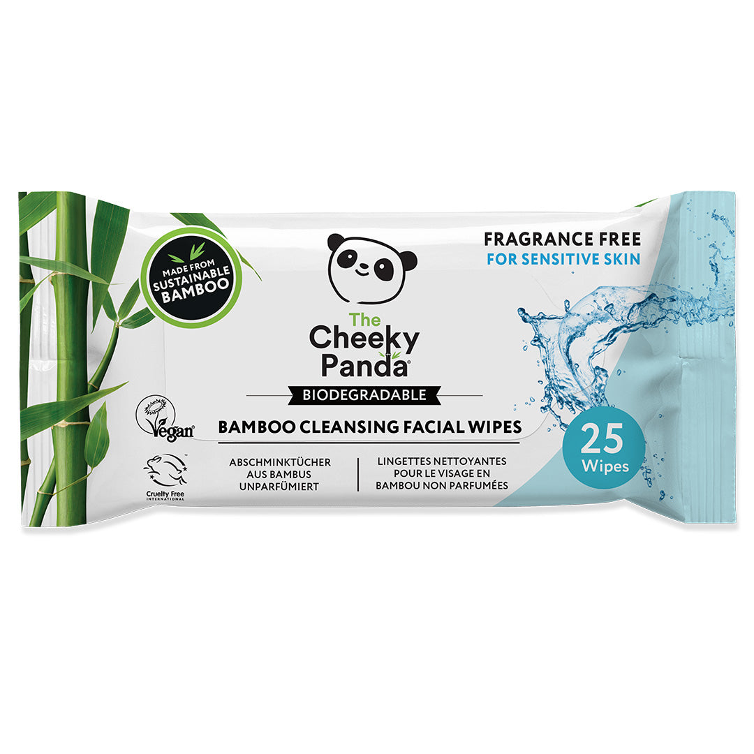 Bamboo Biodegradable Face Wipes (6 pack)