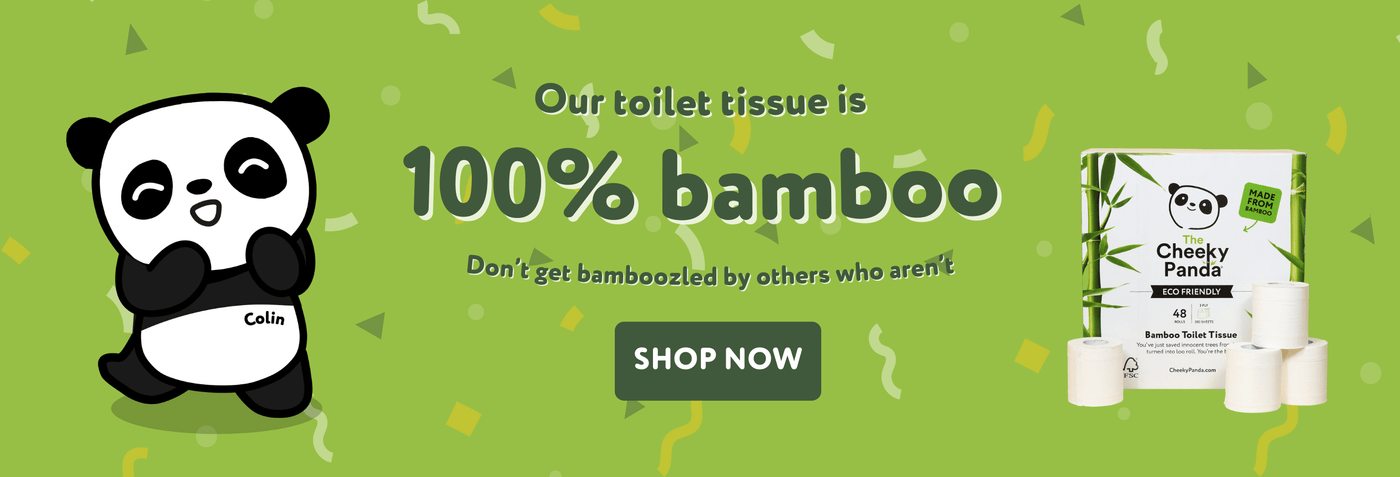 The Cheeky Panda Silky Soft Sustainable Bamboo Toilet Tissue -  HelloSupermarket