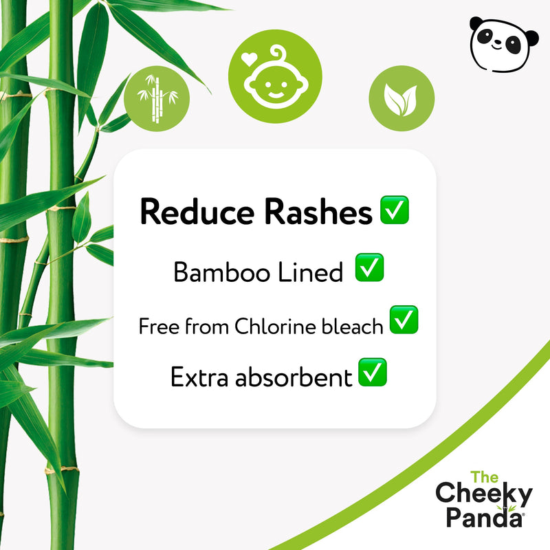 Eco Friendly Bamboo Baby Nappies Bulk Box | 4 packs - Cheeky Panda