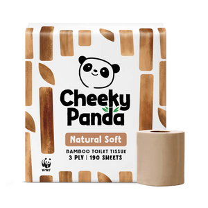Standard Length Unbleached Bamboo Toilet Paper (45 rolls)