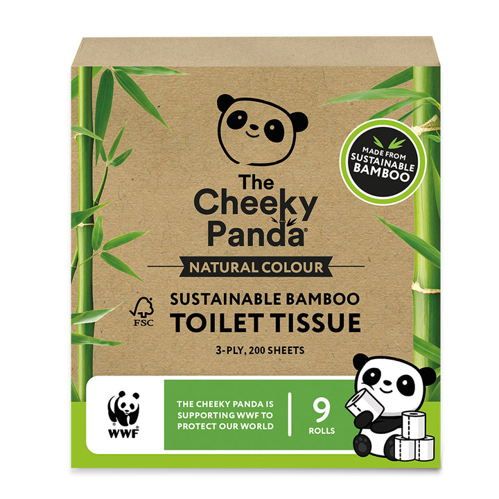 Natural Colour Bamboo Toilet Paper ("Unbleached")