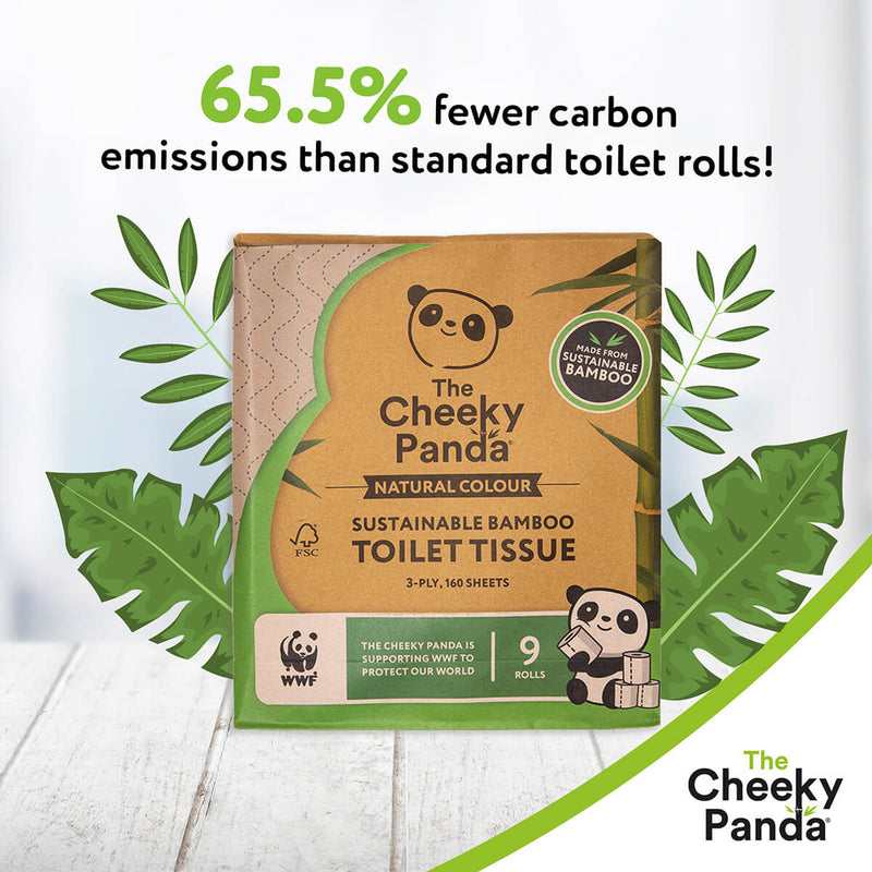Bamboo Unbleached Quilted Toilet Paper 45 - The Cheeky Panda