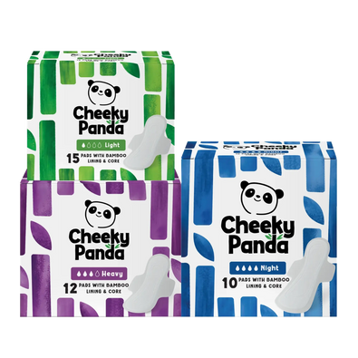 Period Pads with Bamboo Lining & Core