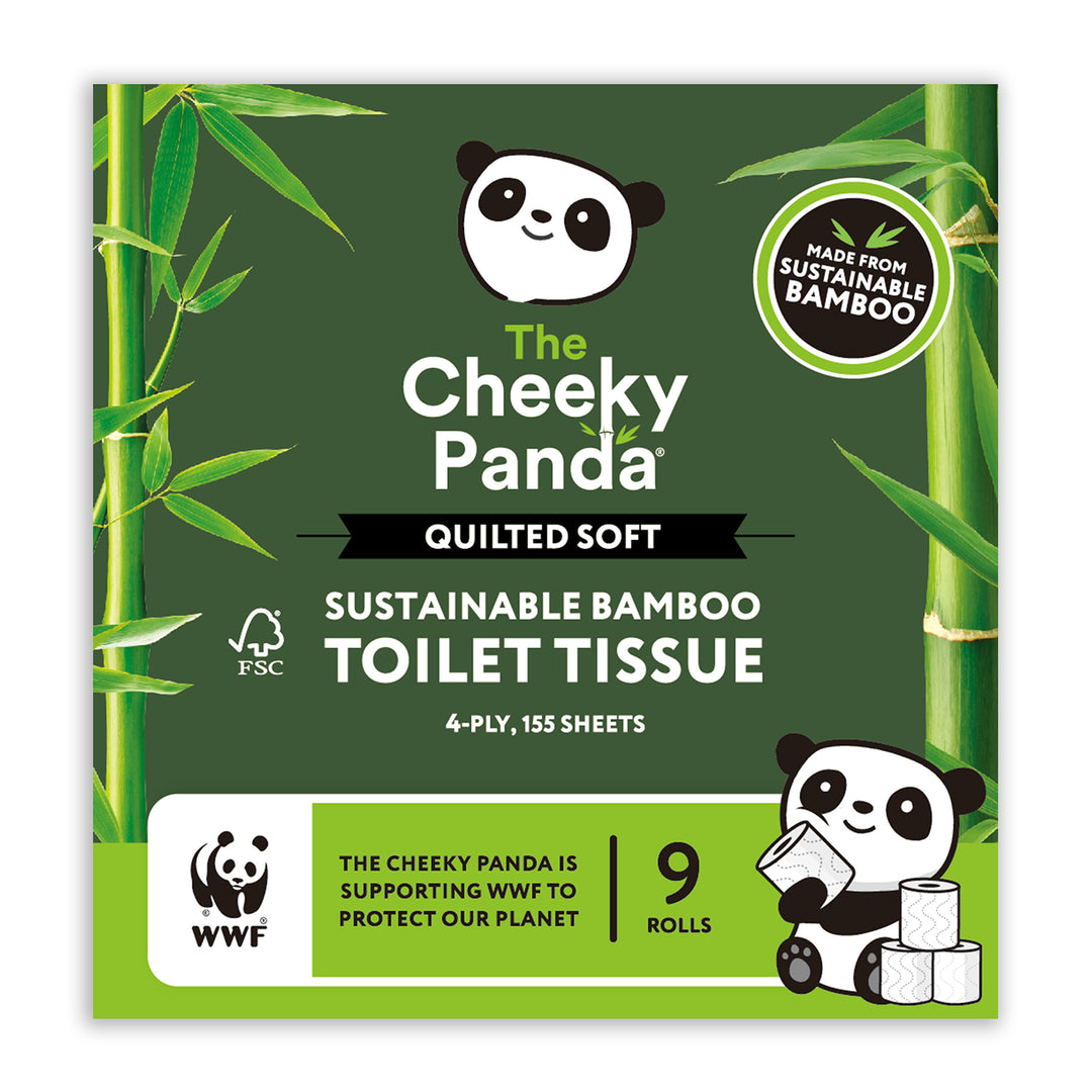 Bamboo Quilted Soft Toilet Paper (5x9 rolls)