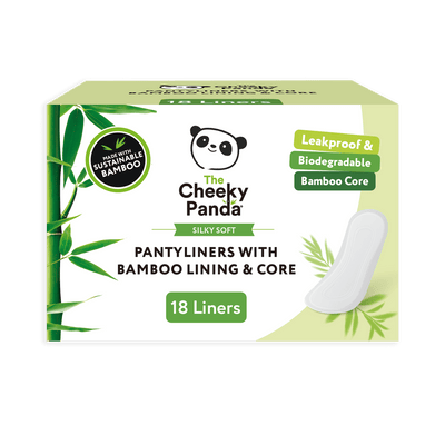 Panty Liners with Biodegradable Bamboo Lining & Core (Patent Pending)