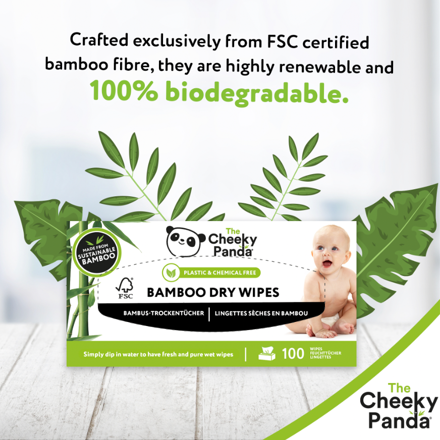 Dry Wipes Bulk Box | 12 Boxes - The Cheeky Panda