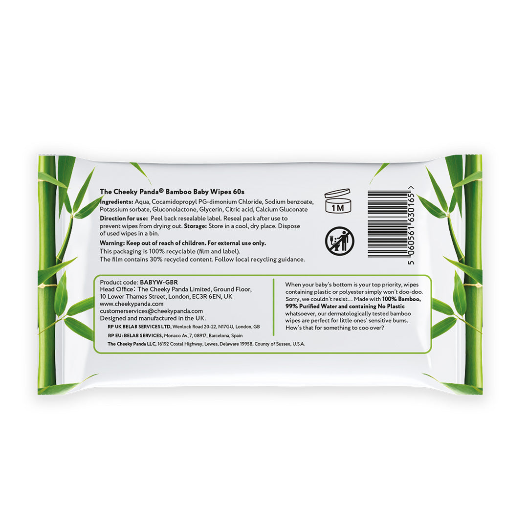 Biodegradable Baby Wipes (12 packs)