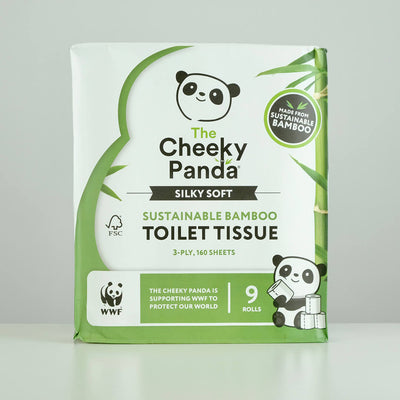Bamboo Silky Soft Toilet Paper 45 (160 sheets) - The Cheeky Panda
