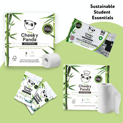 Sustainable Student Essentials Bundle - The Cheeky Panda