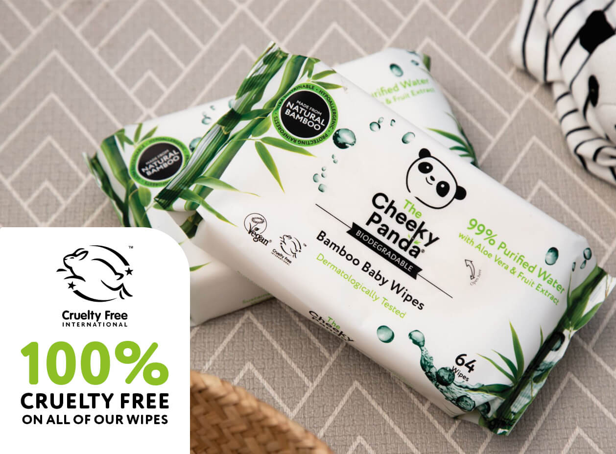 100% cruelty free baby wipes