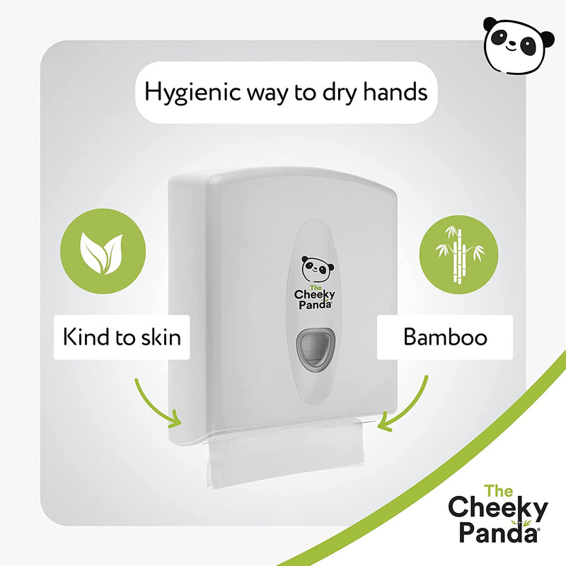 The Cheeky Panda bamboo hand towels are the hygienic way to dry hands
