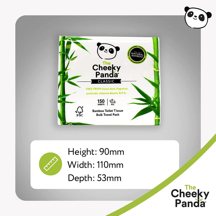 Bulk Travel Pack Tissues Box | 36 Packs - Cheeky Panda