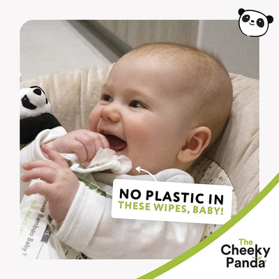Biodegradable Baby Wipes Bulk Box | 24 Packs - Cheeky Panda