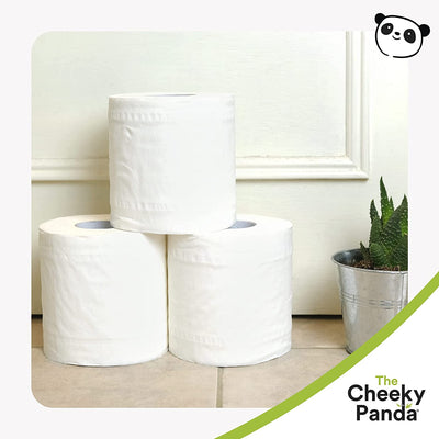 Bamboo Unwrapped Toilet Rolls 48 I The Cheeky Panda UK - Cheeky Panda