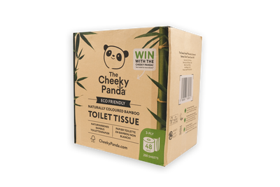 Unbleached toilet paper from The Cheeky Panda
