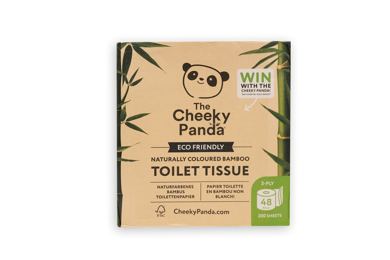 Unbleached toilet paper from The Cheeky Panda