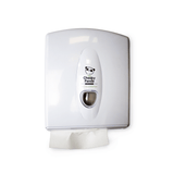 Dispenser for Z and V Fold Flushable Hand Towel