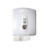 Dispenser for Z and V Fold Flushable Hand Towel