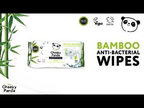 Biodegradable anti bacterial multi-surface wipes (6 packs)