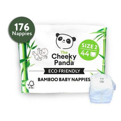 NEW! Eco Friendly Bamboo Nappies | 4 packs - The Cheeky Panda | Sustainable Bamboo Toilet Paper & More! 